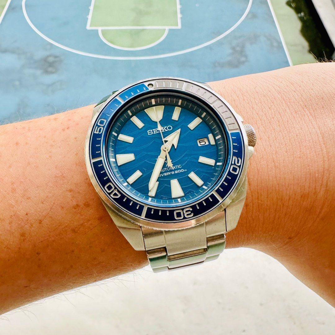 Seiko samurai save the ocean deals great white shark