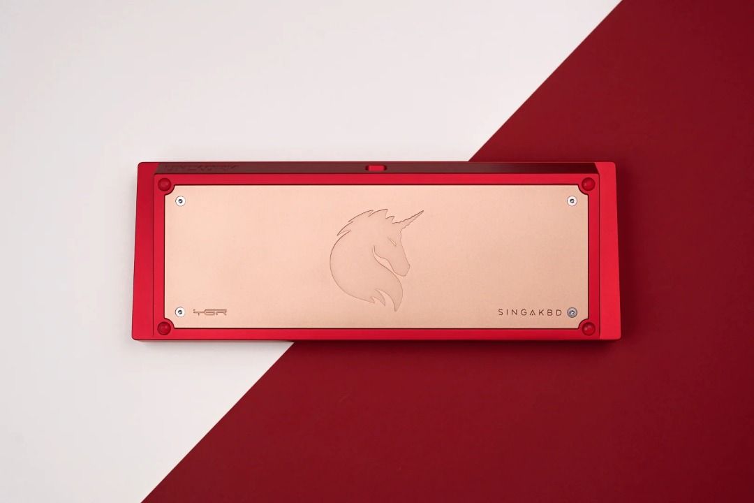Kalam Unikorn Flamenco Red (自作キーボード)