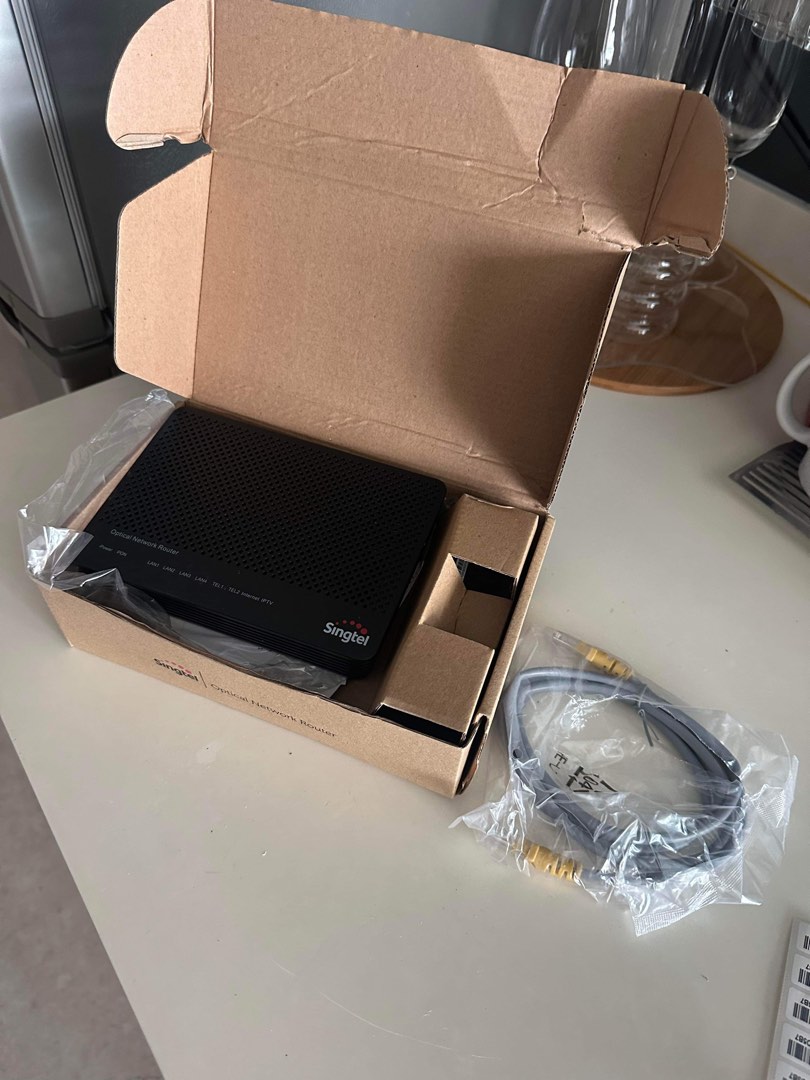 SingTel optical network router, TV & Home Appliances, Electrical ...