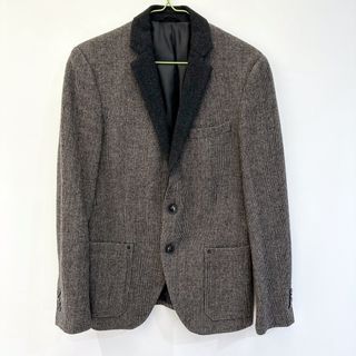 二手【Sisley】男 英倫風超質感羊毛西裝外套 44號