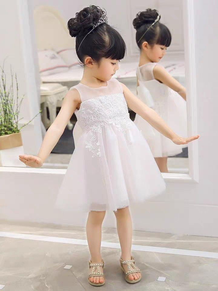 Girls white dress size 10 top