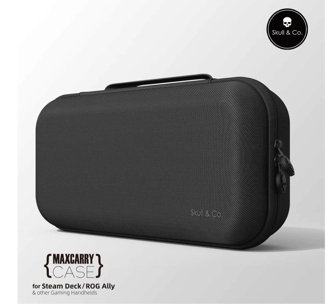 Skull & Co. Maxcarry Case For Steam Deck / Rog Ally & Other Gaming Handhelds (Brand new ), Video