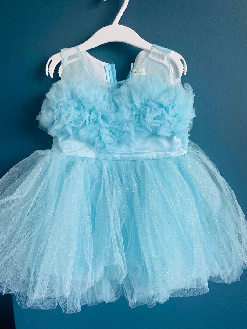 Baby proud Neavy Blue Color Kids Baby Frock main image 1