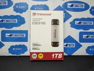 Smallest SSD Transcend ESD310S 1TB USB A Type C Portable SSD USB 3.2 Gen 2