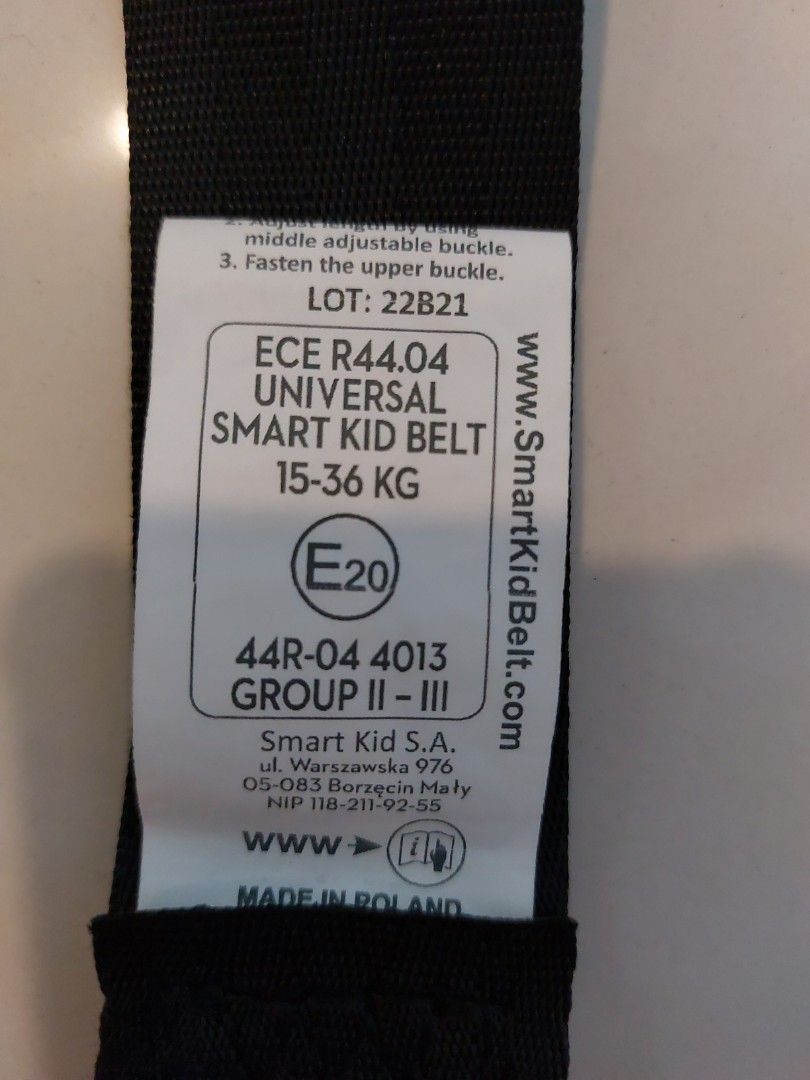 Smart Kid Belt Clypx Car seat belt