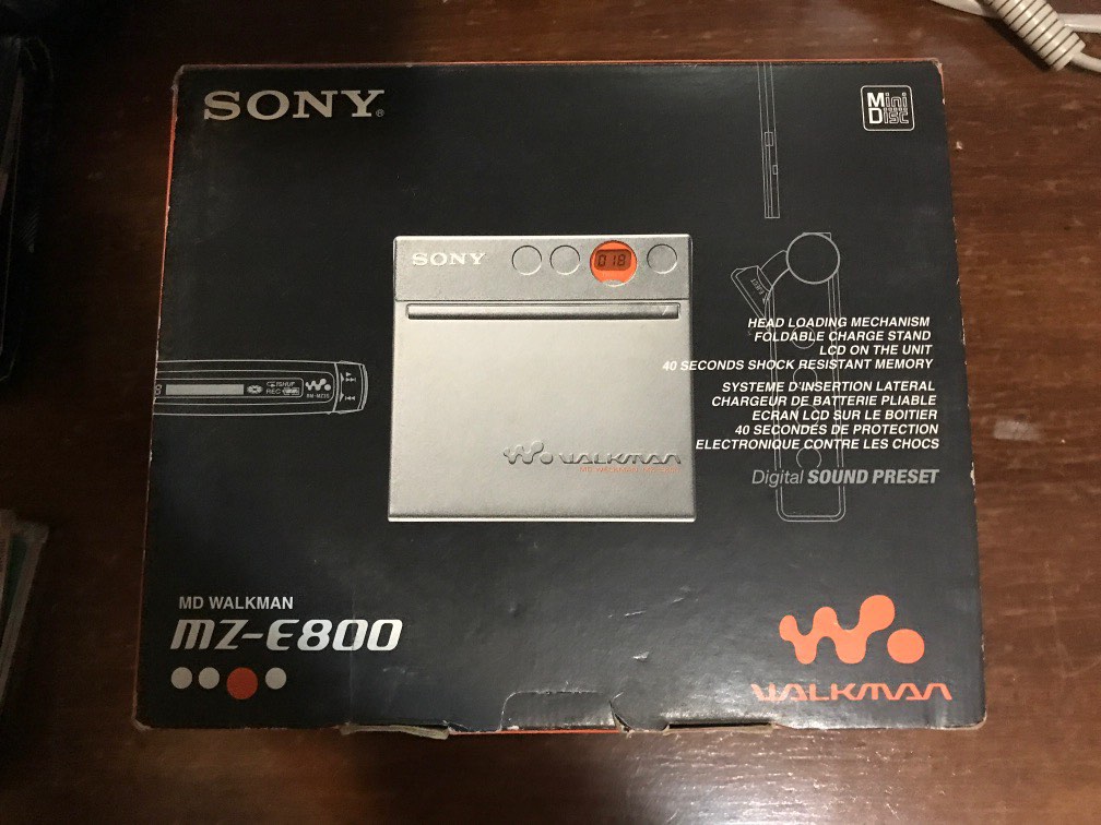 Sony Mini disc Walkman MZE800, 音響器材, 音樂播放裝置 MP3及CD Player Carousell