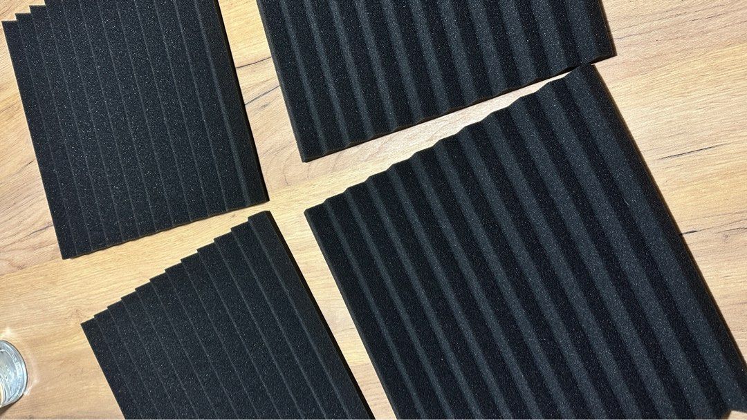 Sound Dampener Foam 4 pieces, Audio, Other Audio Equipment on Carousell