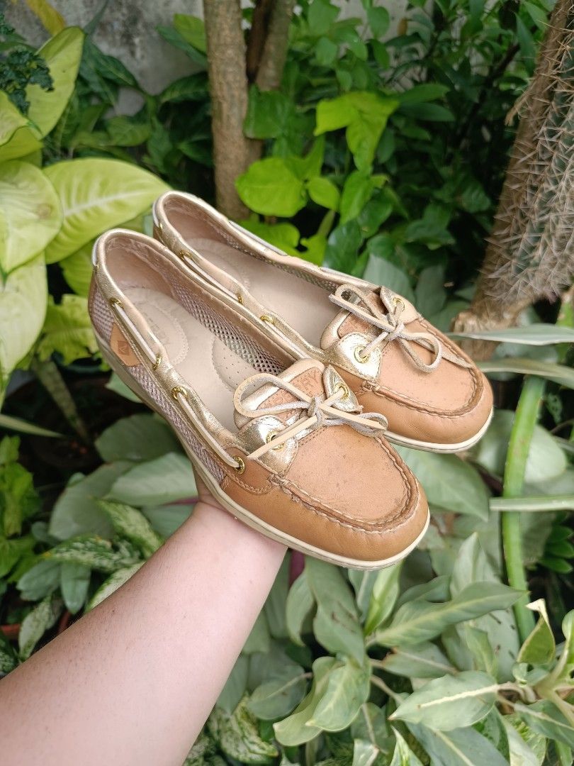 Sperry Gold Tan for Women size 8.5