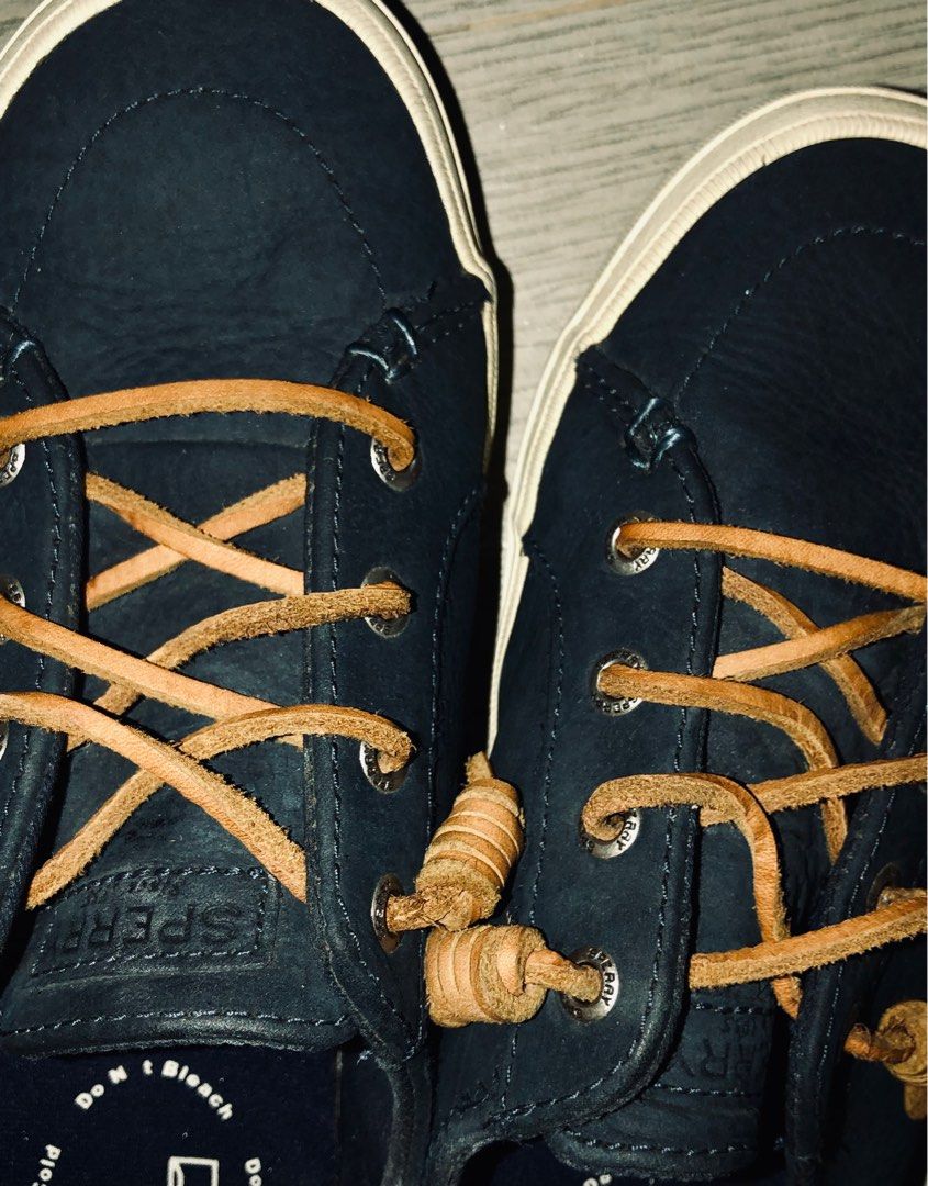Sperry Womens Crest Vibe Washable Leather Sneaker