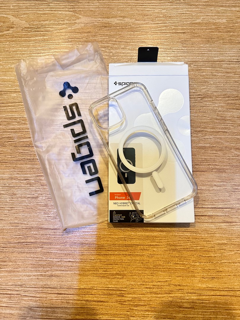 Spigen clear iphone 14 case, Mobile Phones & Gadgets, Mobile & Gadget