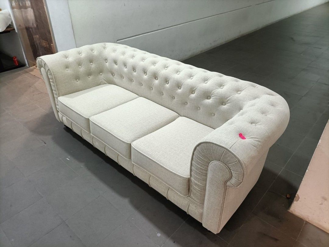 (PRE-ORDER)STAR BUY - CAT FRIENDLY SALVADO II 3 Seater Chesterfield ...