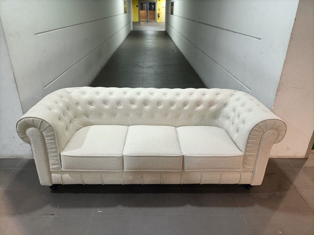 (PRE-ORDER)STAR BUY - CAT FRIENDLY SALVADO II 3 Seater Chesterfield ...