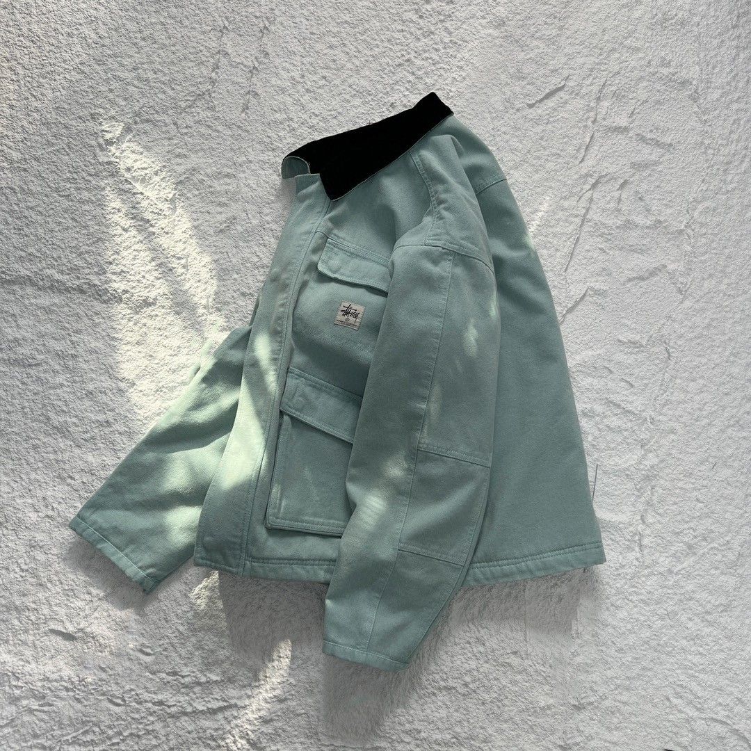 Stussy Washed Canvas Shop Jacket size S-XXL, 男裝, 外套及戶外衣服