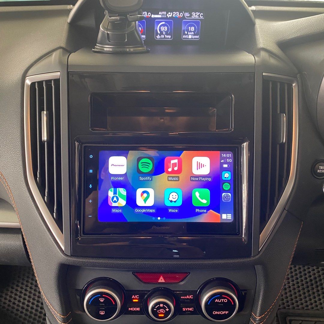 Subaru XV Forester Impreza Pioneer DMH5450BT Wireless Apple Carplay