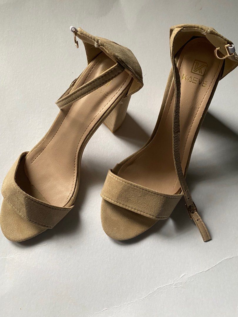 3 inch sale tan heels