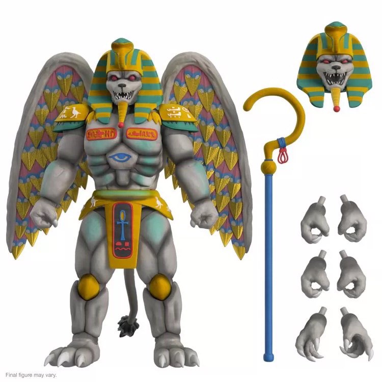 Super 7 Mighty Morphin Power Rangers King Sphinx Figure, Hobbies