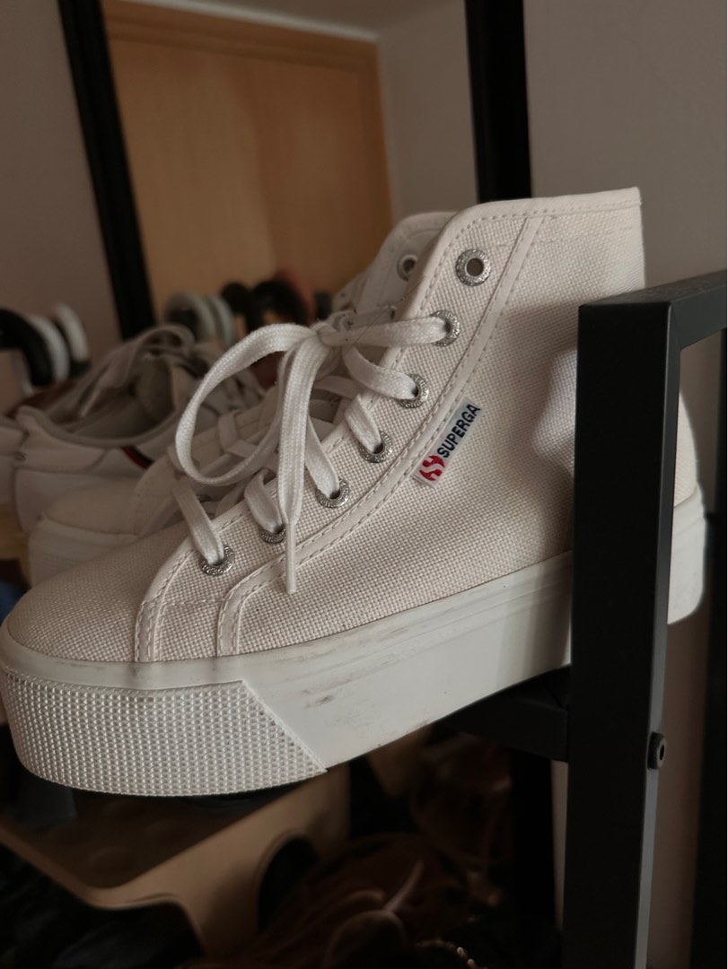 White high top superga hotsell