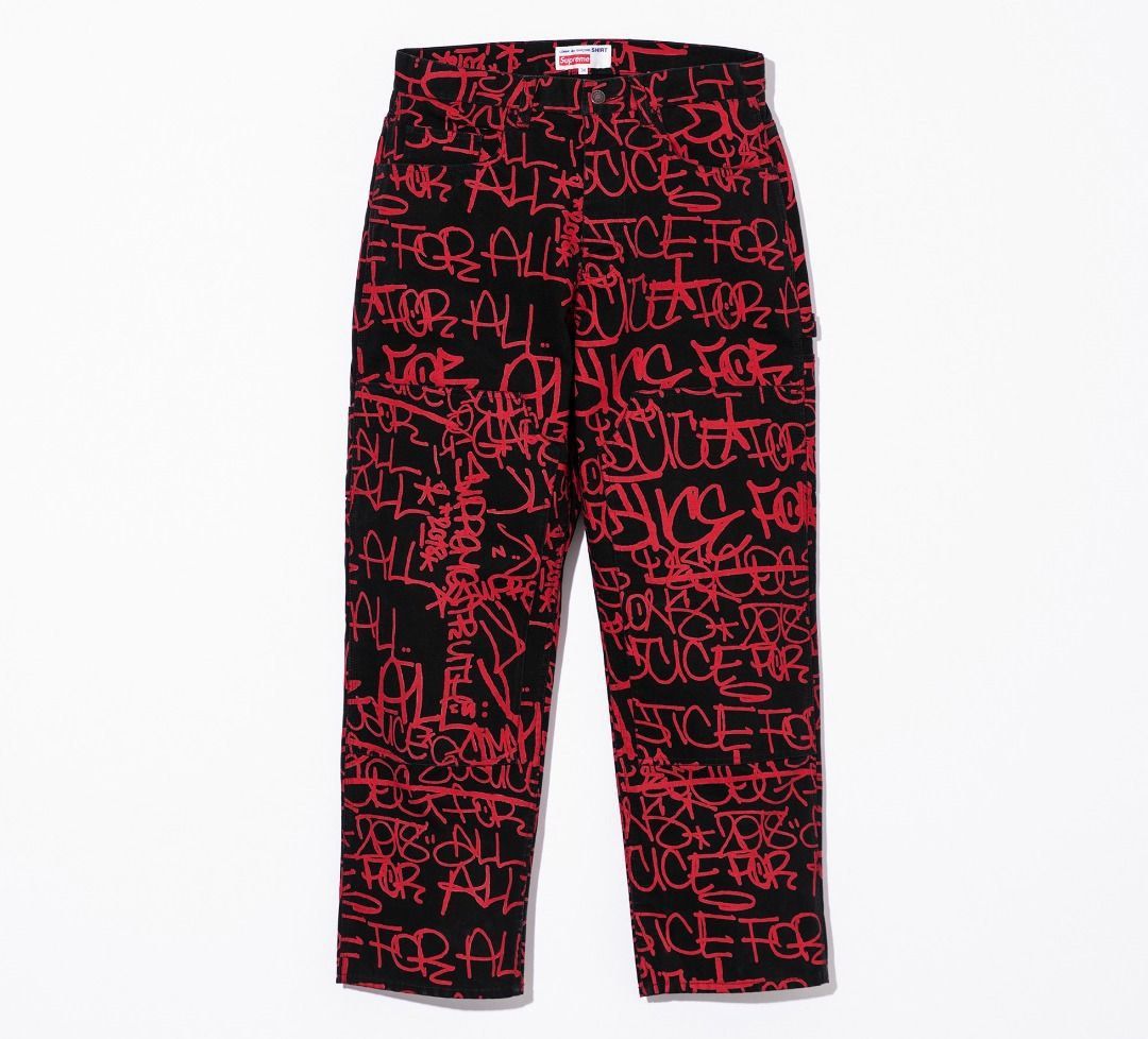 Supreme x cdg pants sales