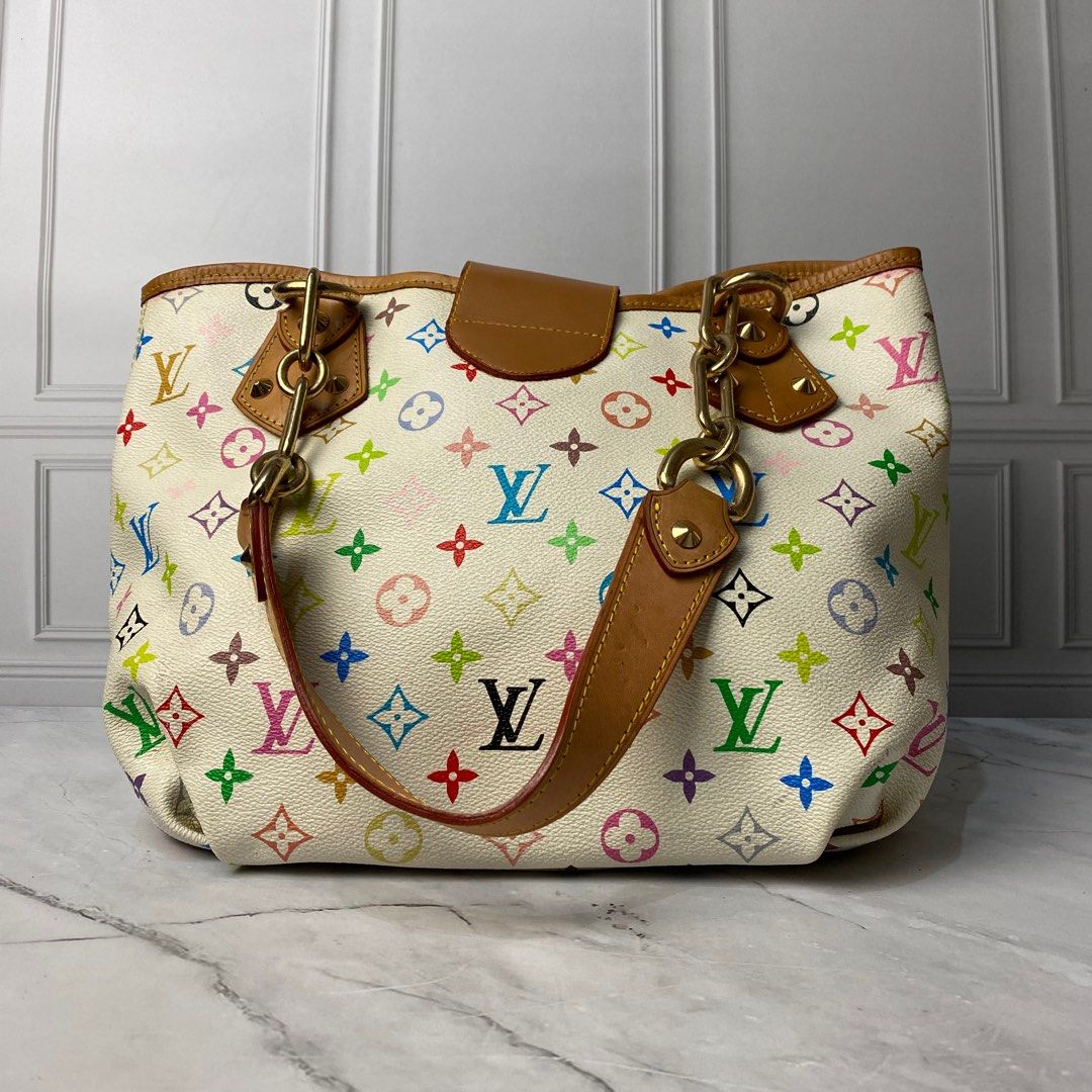 Pink Lv Multicolor Handbag Lv Colourful Bag Lv Purse Colorful