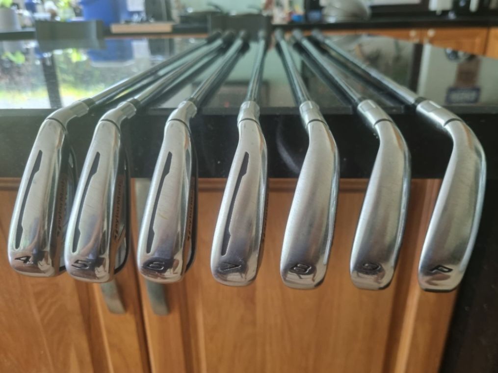 Taylormade M1 Irons 4 P w NS Pro GH steel shafts, Sports