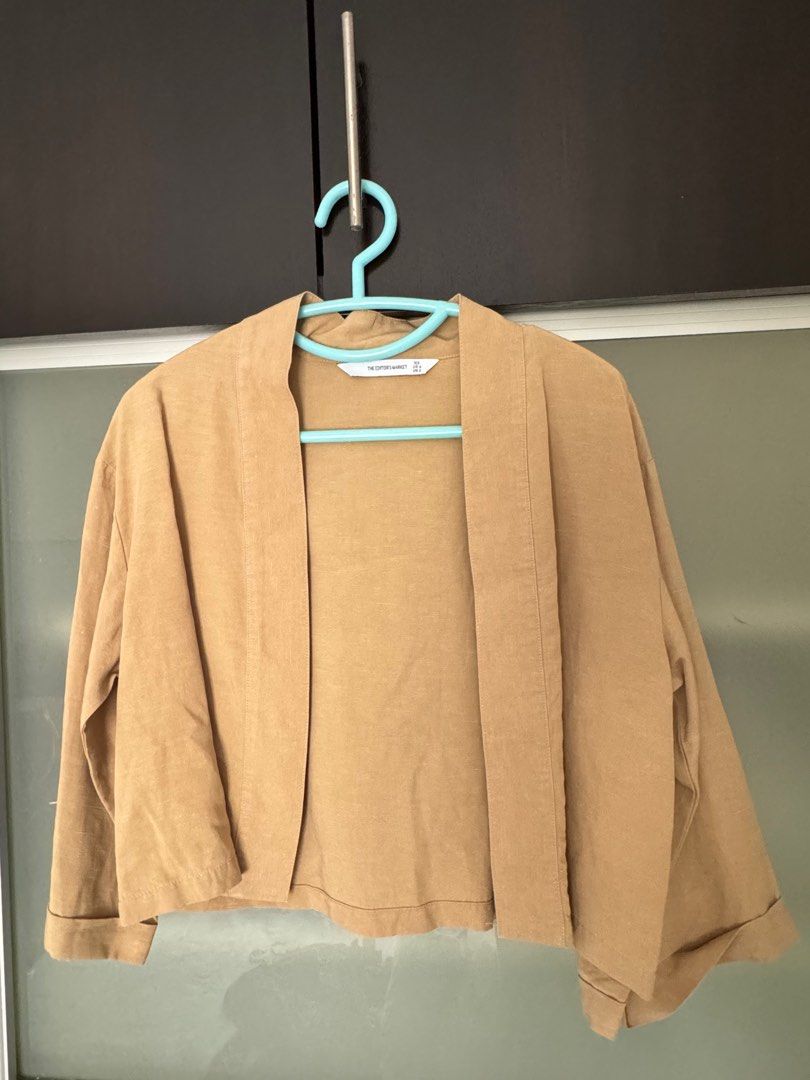 Beige bolero jacket sale