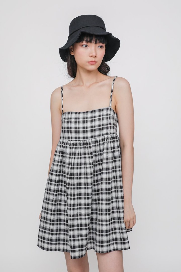 Babydoll dress spaghetti straps 2025
