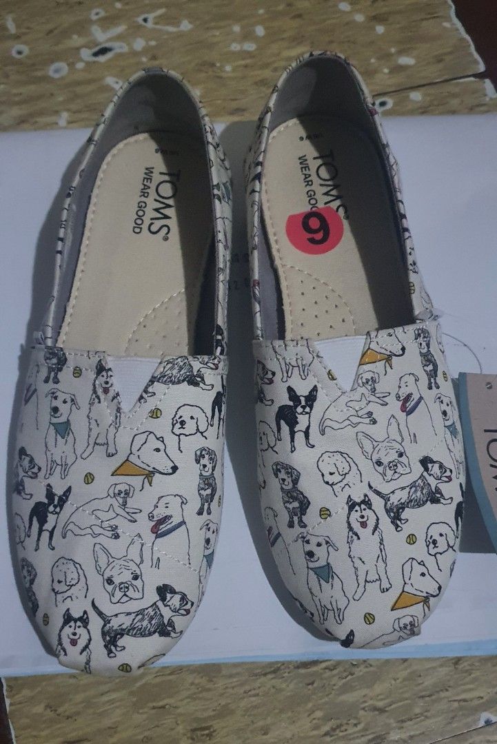 Toms Espadrilles Womes shoes dog print