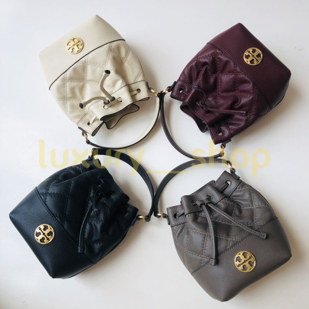 TORY BURCH MINI WILLA BUCKET BAG (แอดไลน์ก่อนสั่งซื้อ) - RisMa