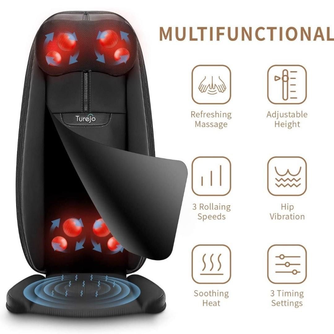 Turejo massage chair pad, Health & Nutrition, Massage Devices on Carousell