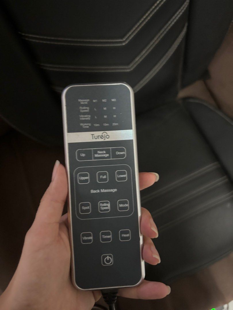 Turejo massage chair pad, Health & Nutrition, Massage Devices on Carousell