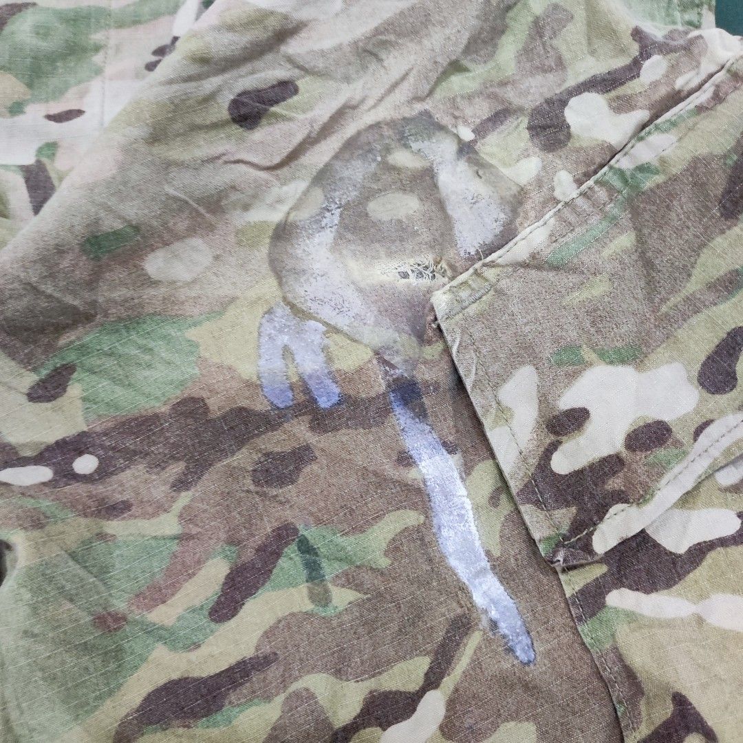 US Army Uniform， Insect Shield， Camo， Jacket + Pants， Large