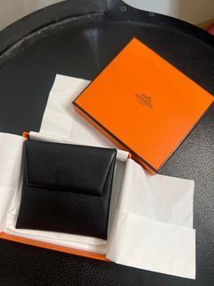 Shop HERMES 2024 SS Calvi card holder to personalize H258723AA00
