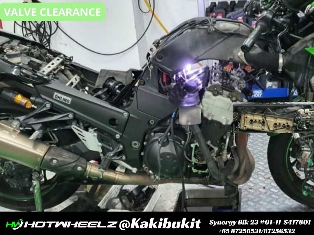 VALVE CLEARANCE KAWASAKI ZX14, Motorcycles, Motorcycle Accessories on
