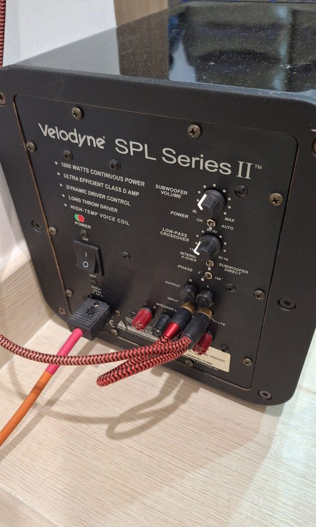 Velodyne spl series 2 sales