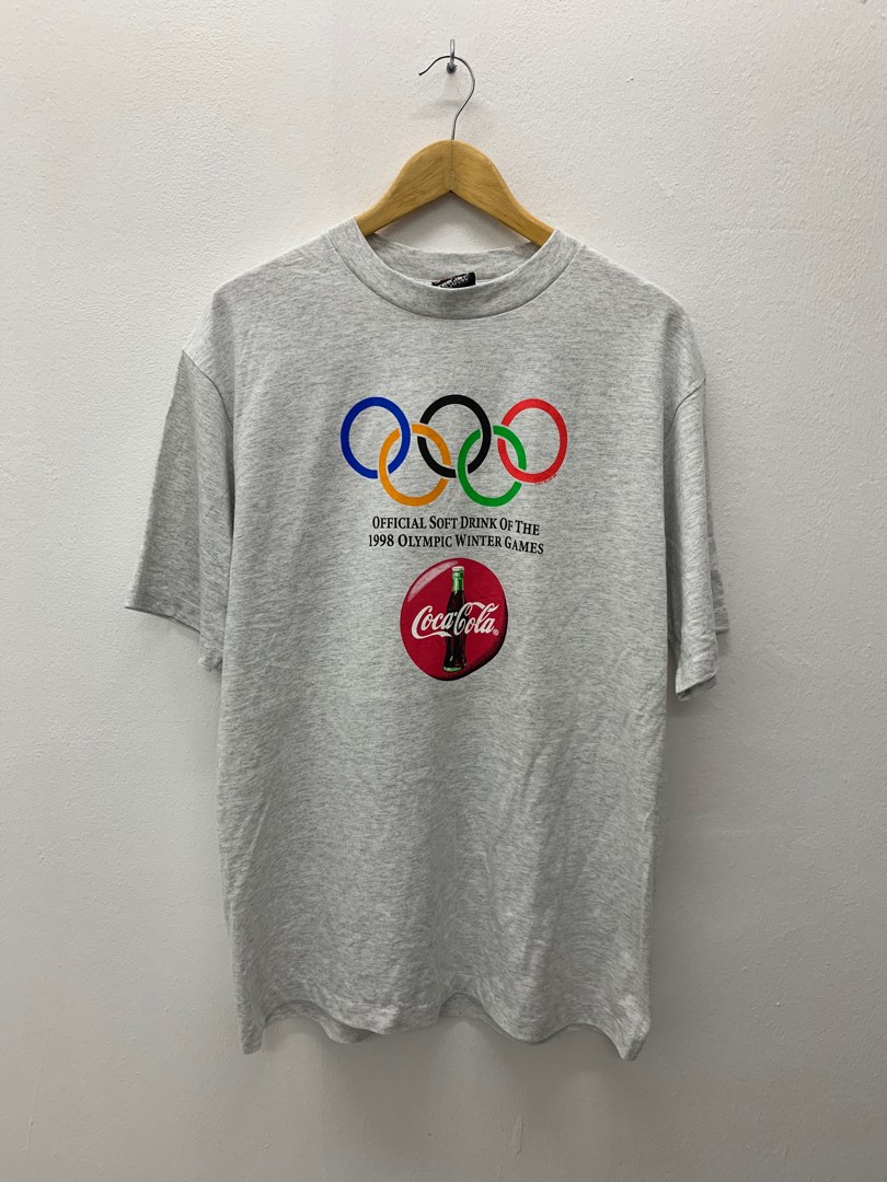Coca-Cola 1998 OLYMPIC DAY RUN Tシャツ Lマンチェスターユナイテッド