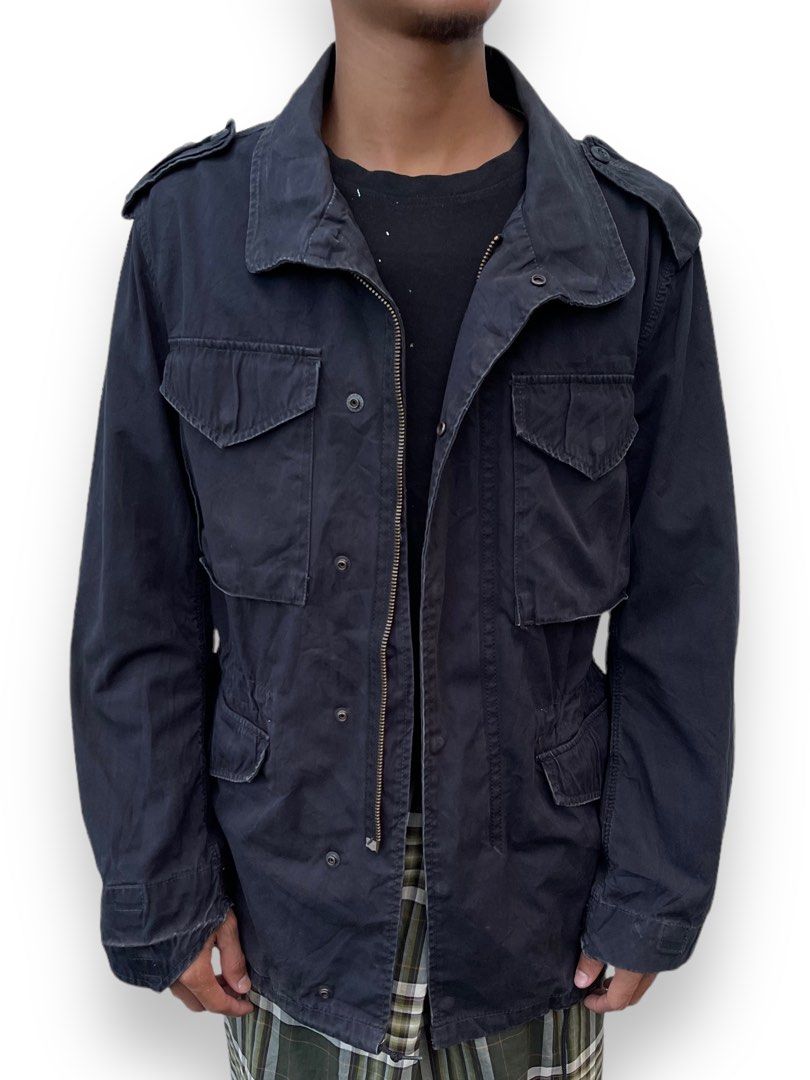 Vintage Alpha Industries M65 Military Jacket Men s Fashion Coats