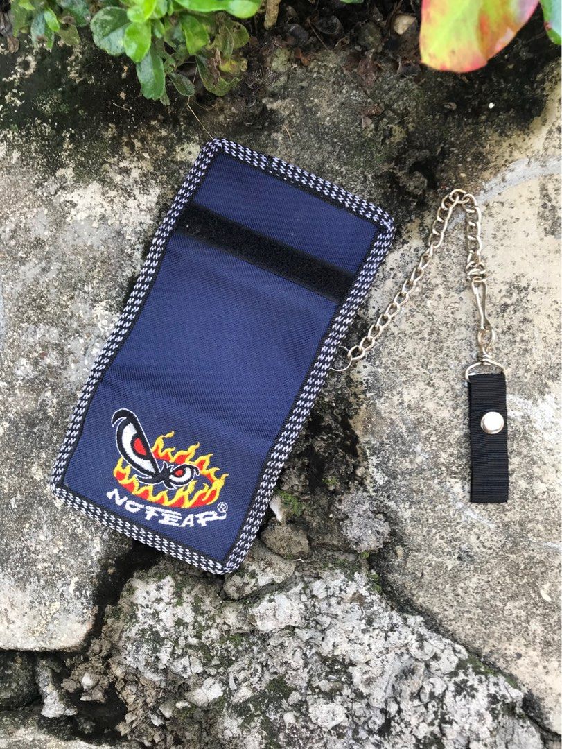 No fear hot sale wallet with chain