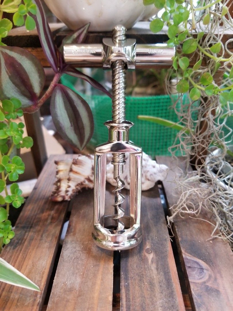 Vintage Zwilling Corkscrew chrome plated, Furniture & Home Living