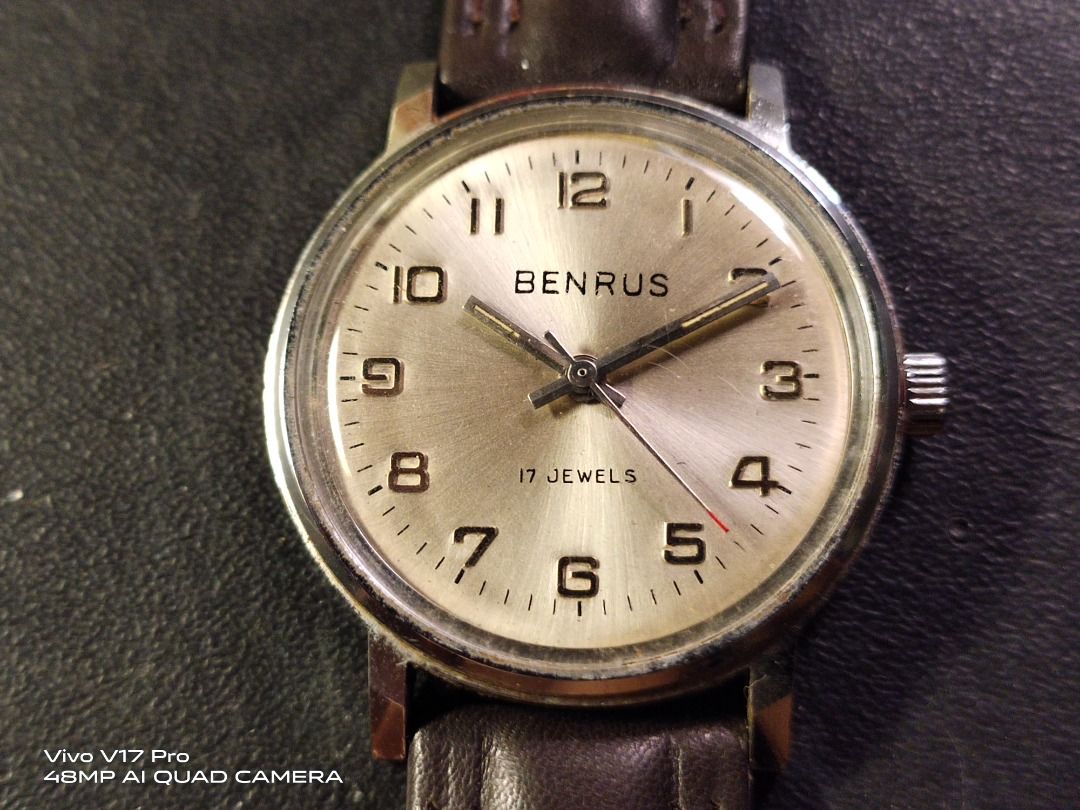 Vtg Benrus Mechanical Hand Winding Watch