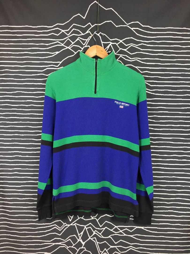Polo sport long sales sleeve half zip