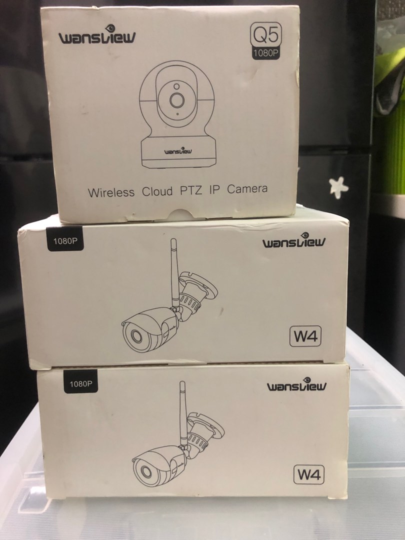Wansview W4 Outdoor Security Camera and Q5 Wireless Cloud PTZ IP Camera