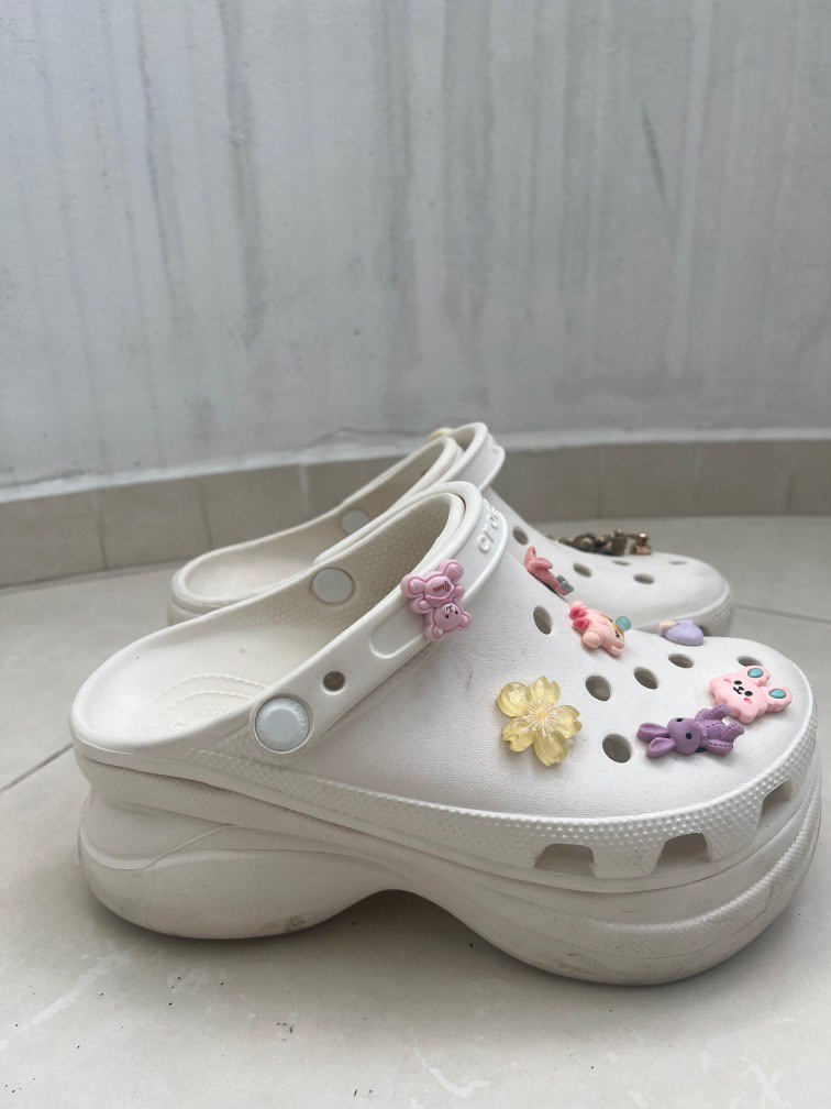Crocs bae white deals