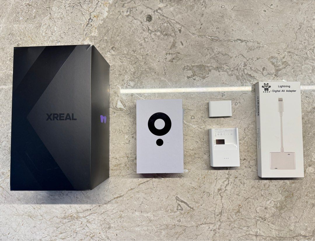 XREAL air augmented reality AR VR glasses controller set, 手提電話, 其他裝置 ...