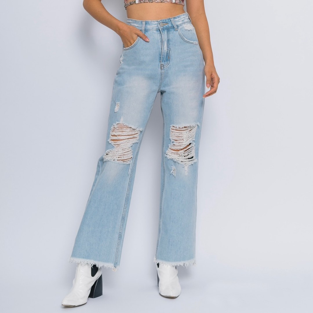 Raw hem on sale ripped jeans