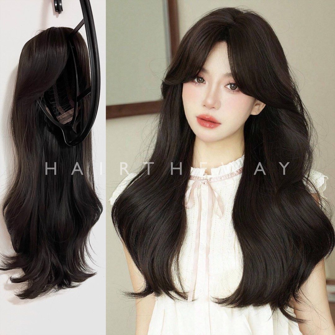 Korean shop curtain bangs