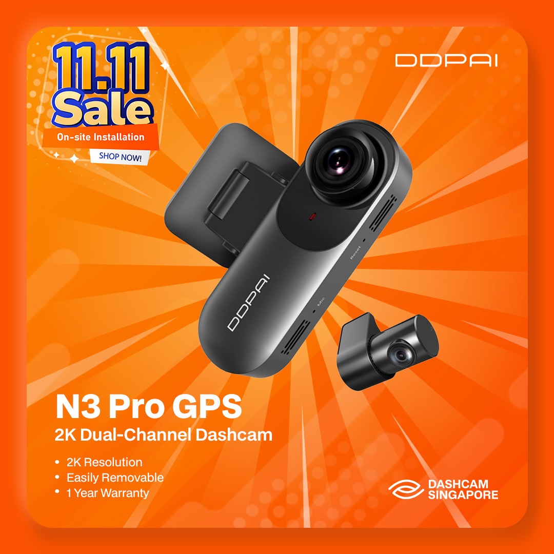 [11.11 Exclusive] DDPAI Mola N3Pro GPS Car Camera | Dual-Channel Easily ...