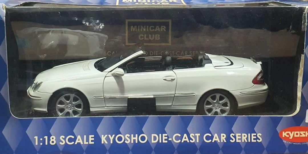 1:18 Kyosho Mercedes Benz CLK Cabriolet, Hobbies & Toys, Toys ...