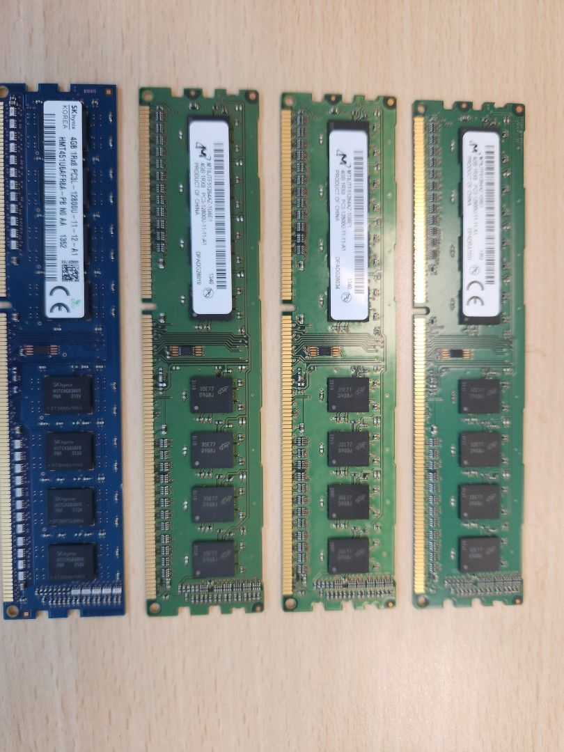 4GB DDR3 RAM Computers Tech Parts Accessories Computer