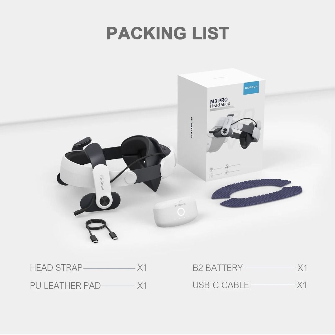 quest3 128GB 未使用＋BOBOVR M3 Pro その他