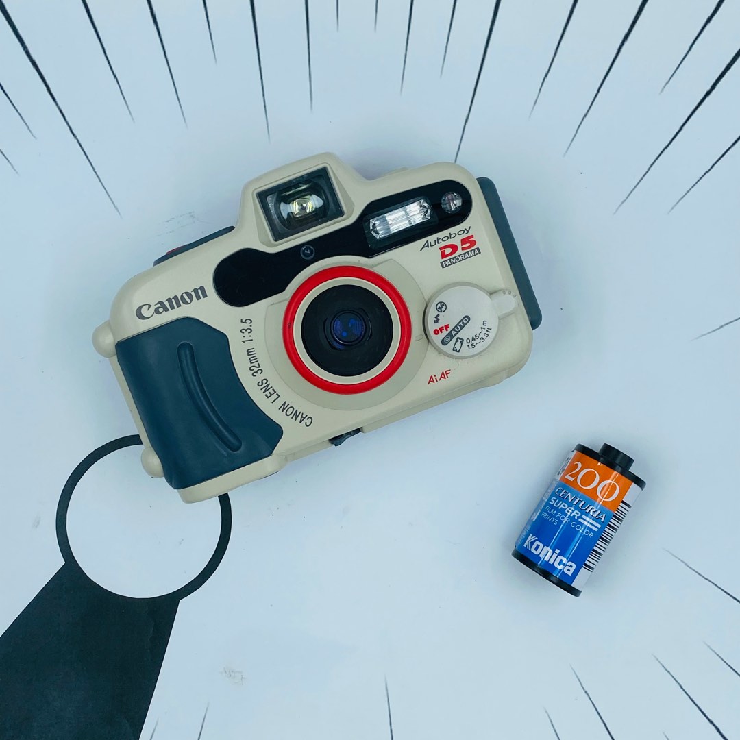 Canon Autoboy D5 キヤノン フィルムカメラ 防水仕様 撮影画像有 - カメラ
